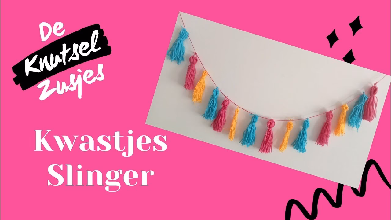 Hoe maak ik zelf een tasselslinger?