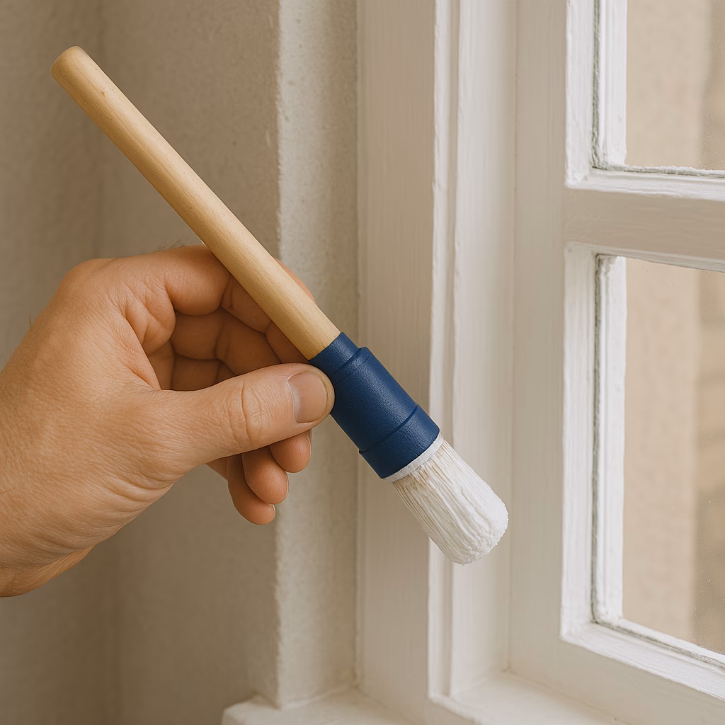 Welk soort kwast moet ik gebruiken om raamkozijnen te verven?