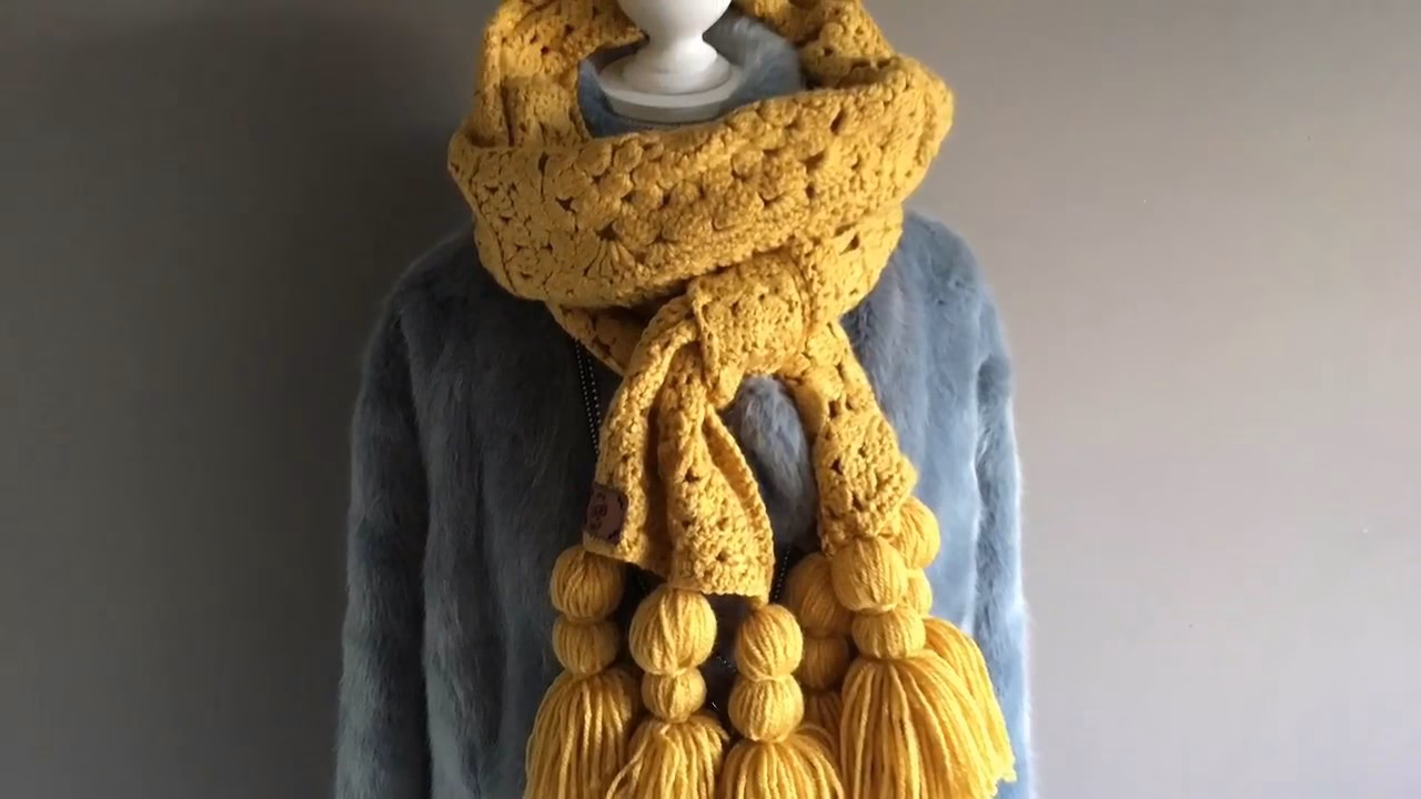 Hoe breed moet je een sjaal haken?