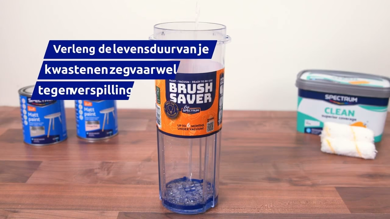 Hoe werkt de brush saver Action?