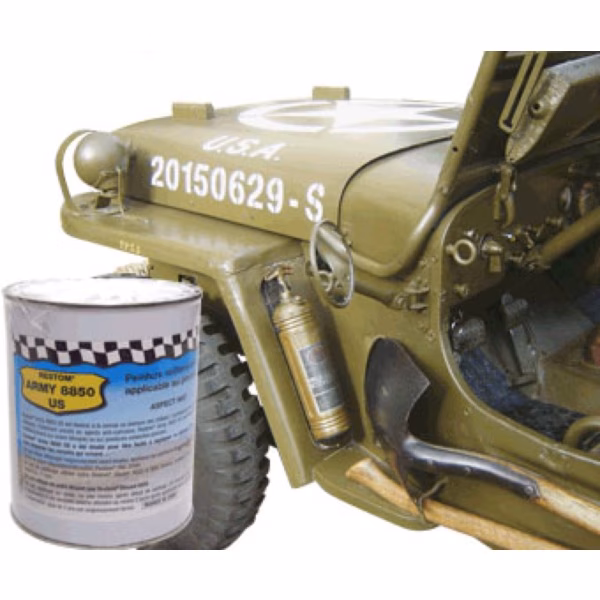 Welke verf gebruikt het leger?