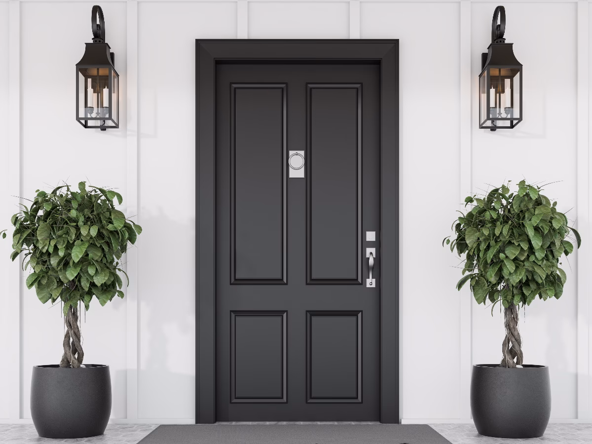 Kun je een buitendeur zwart verven?