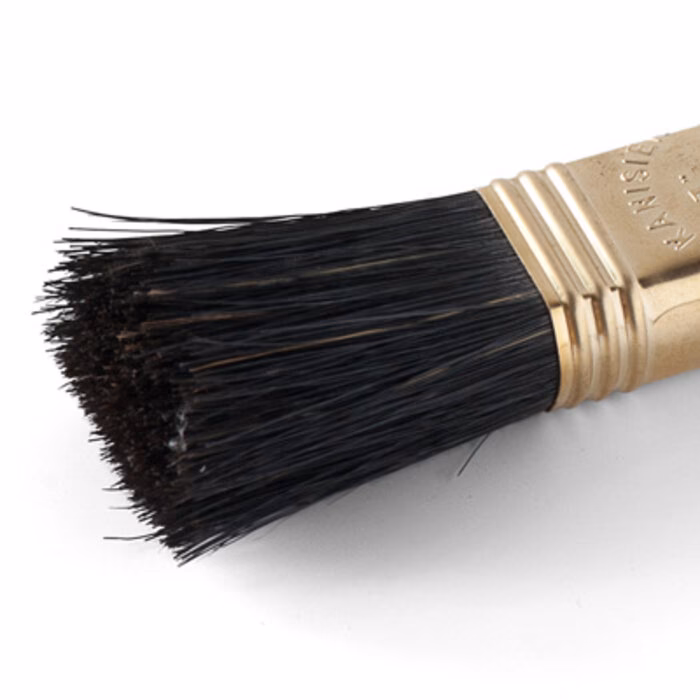 Is een blokkwast geschikt voor kalkverf?