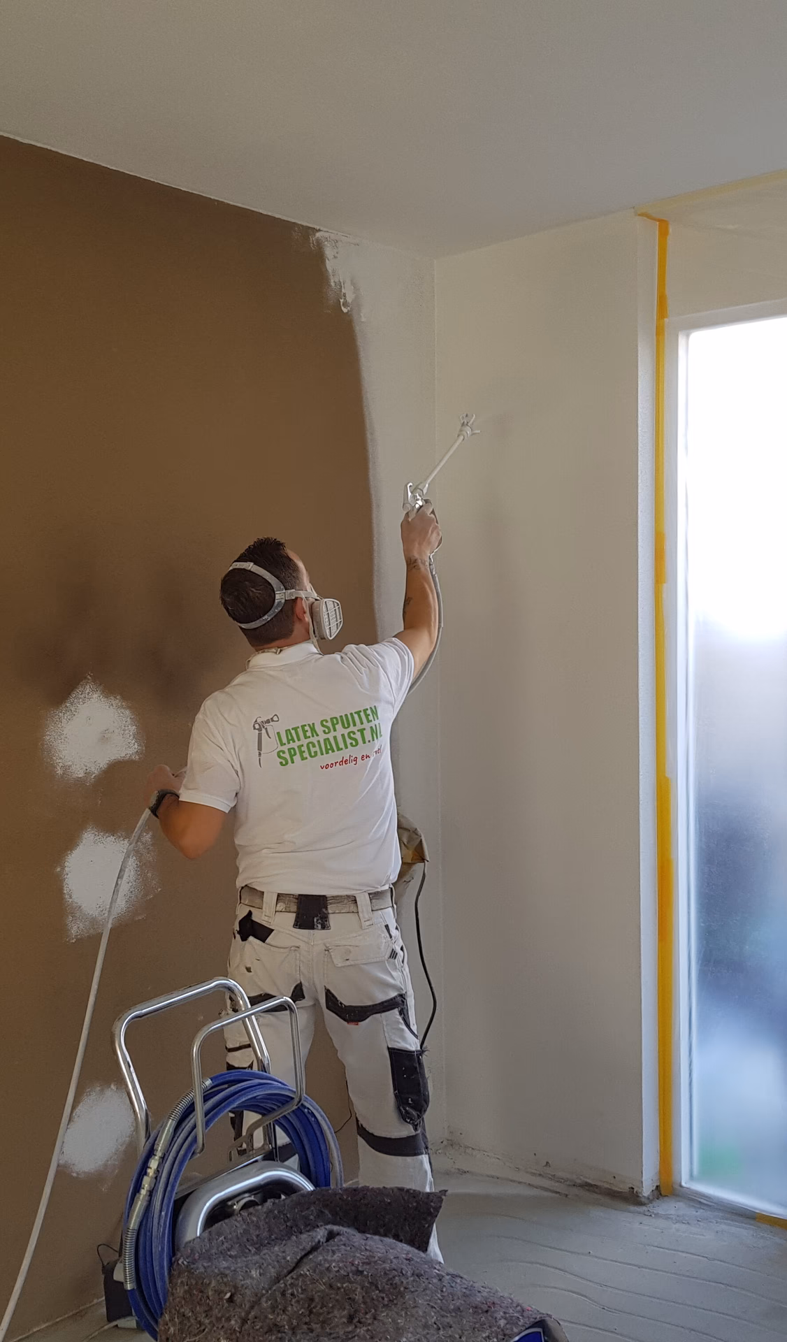 Kun je muurverf ook spuiten?