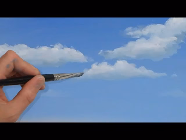 Welke kleur blauw voor lucht schilderen?