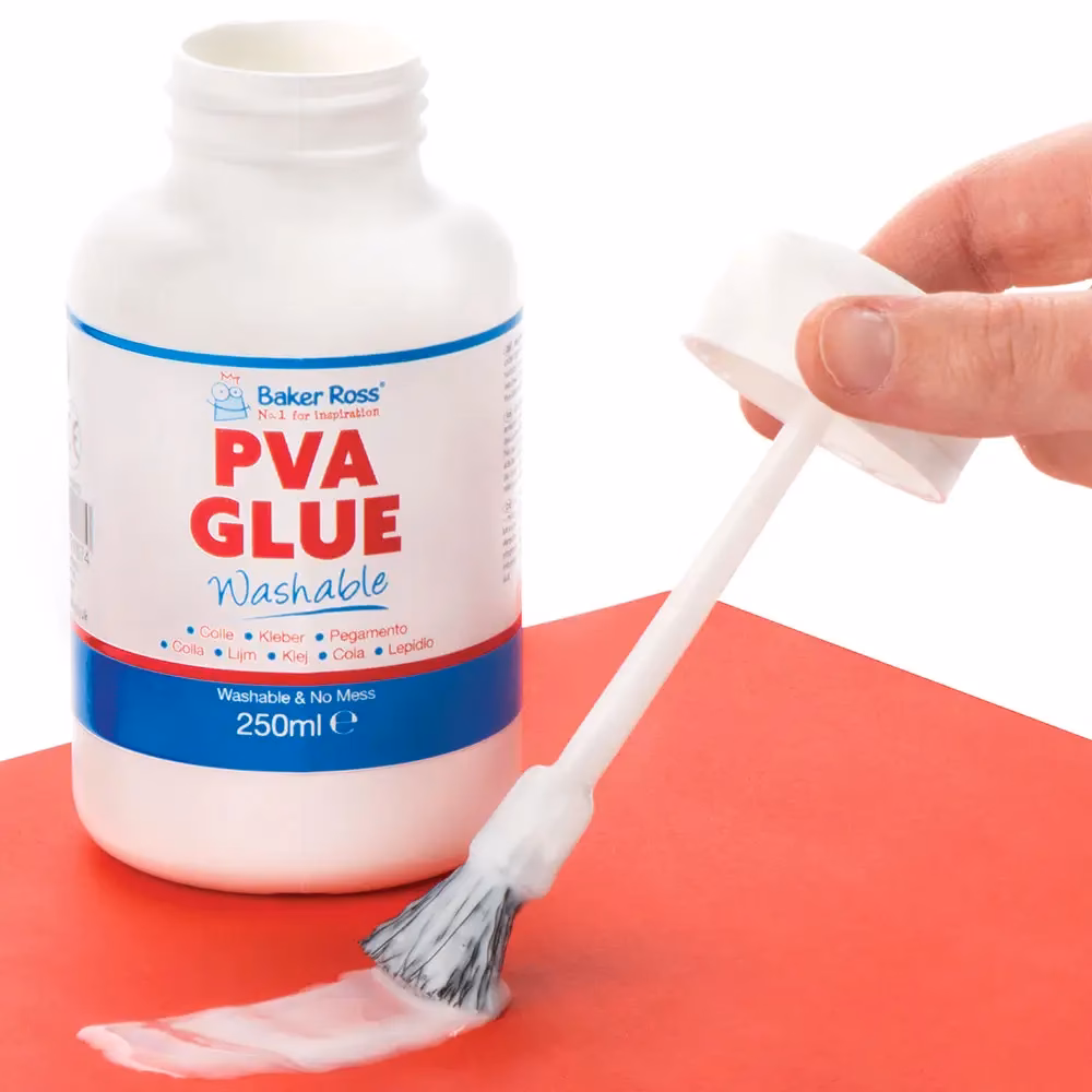 Is lijm op een kwast goed?