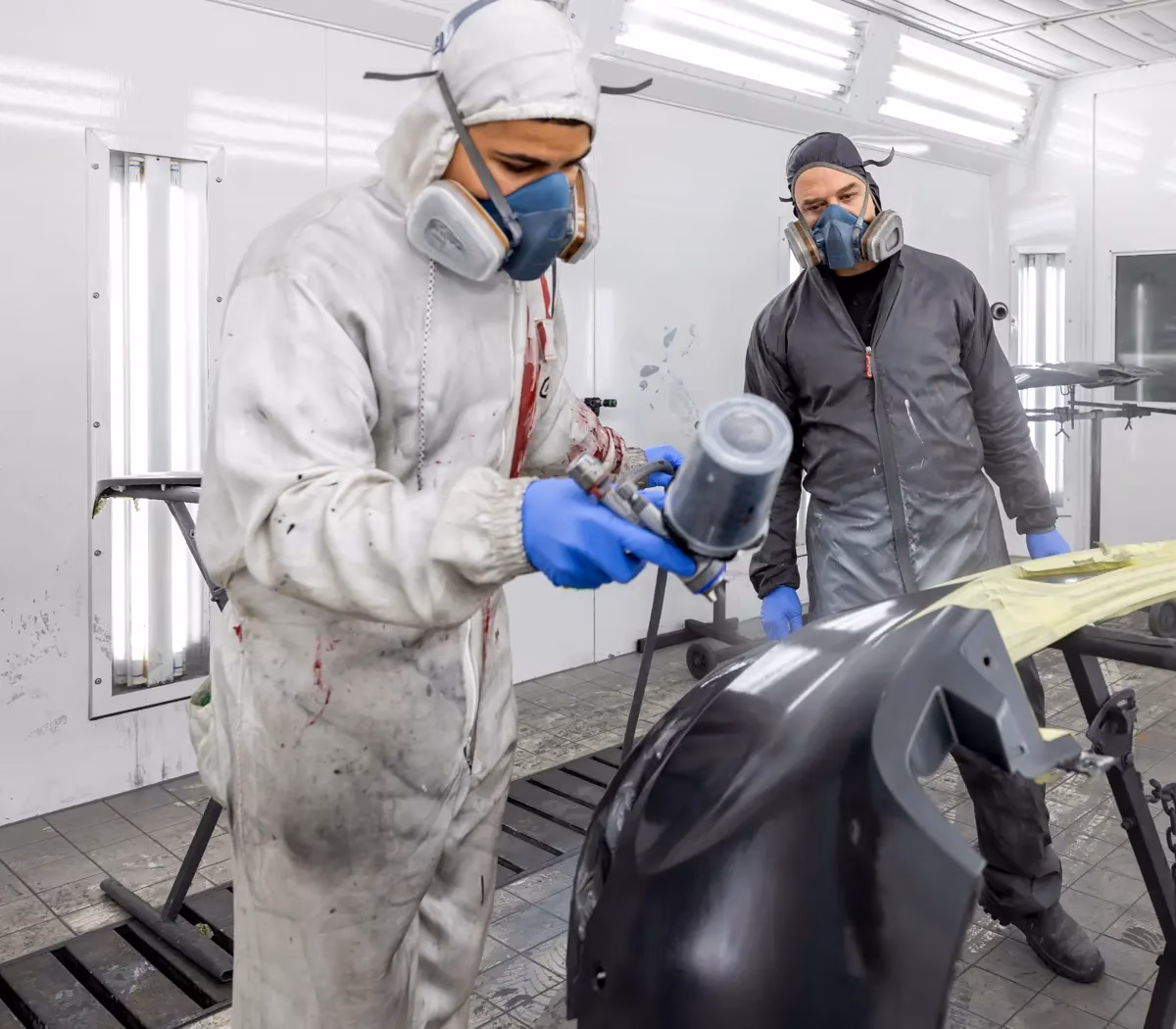 Wat doe je als autospuiter?