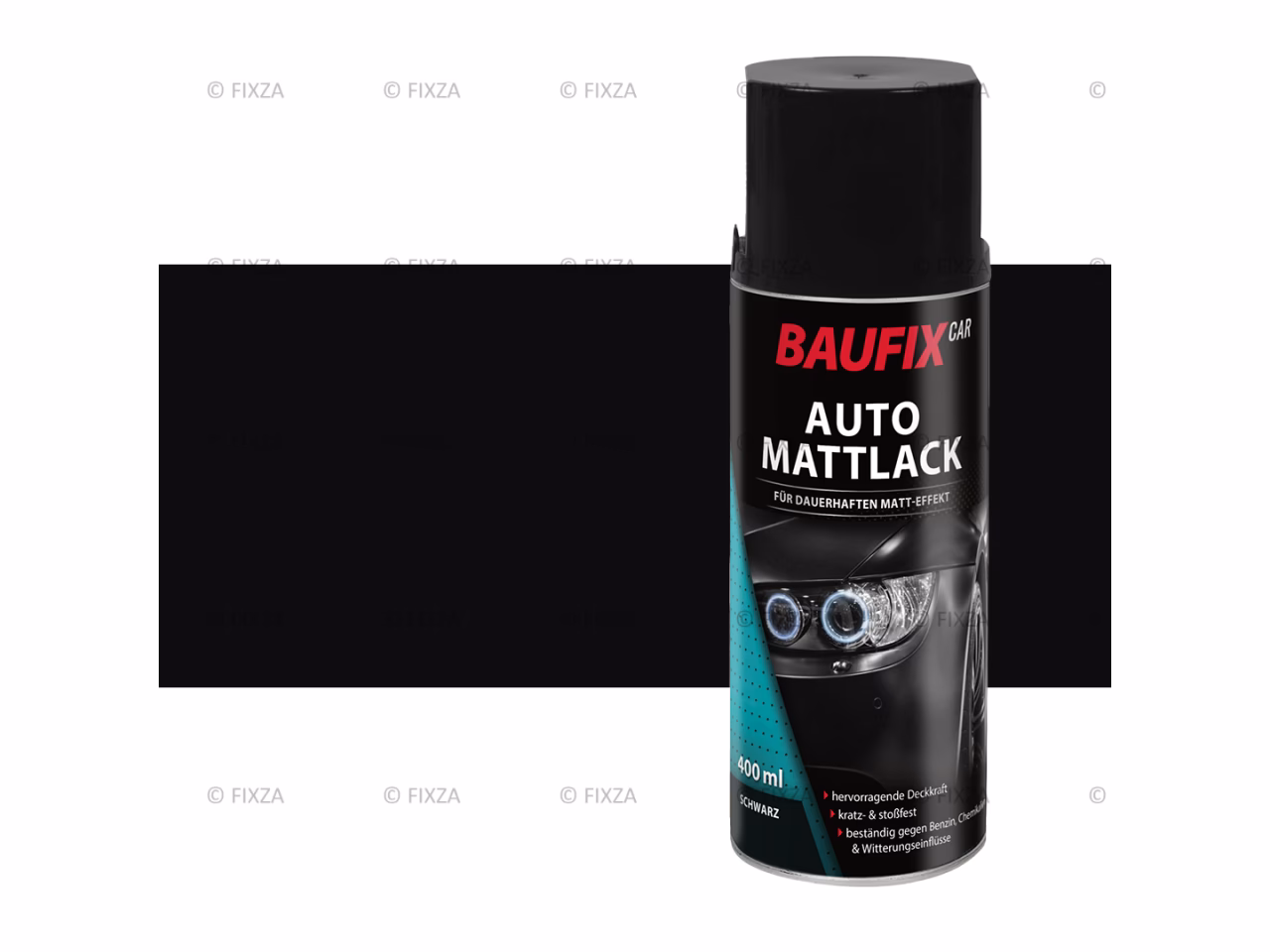 Hoe lang gaat matte zwarte verf mee?