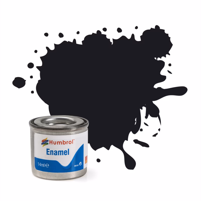 Waarvoor wordt matte zwarte verf gebruikt?