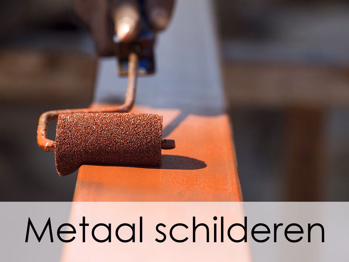 Kan ik geverfd metaal overschilderen?