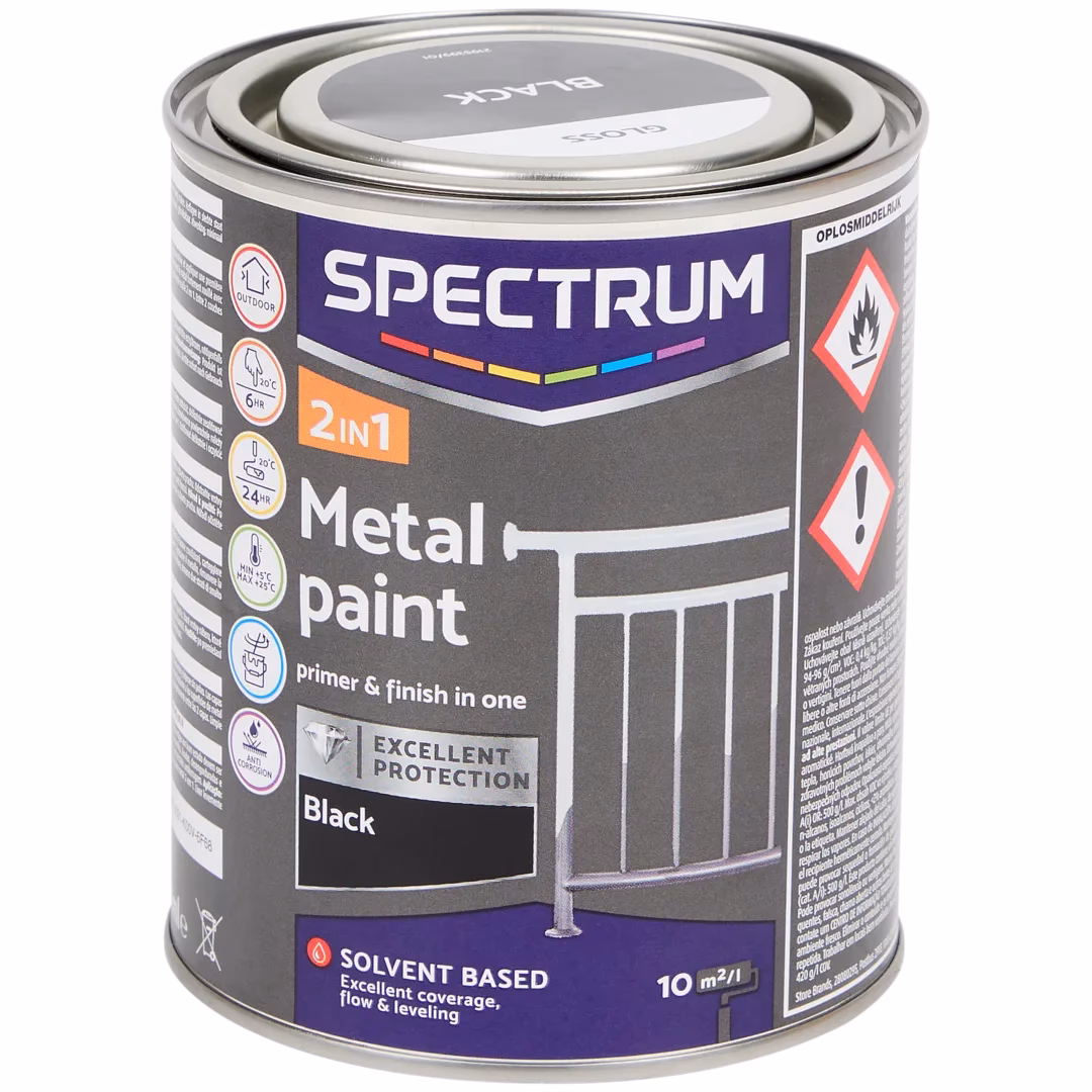 Hoe metaal opnieuw verven?