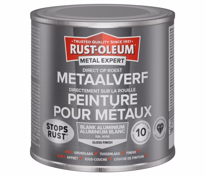 Hoe breng je verf aan op metaal?