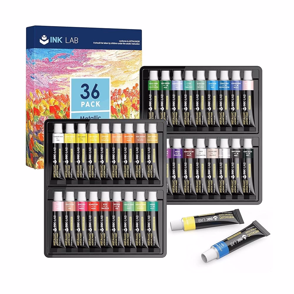 Kun je metaalverf op papier gebruiken?