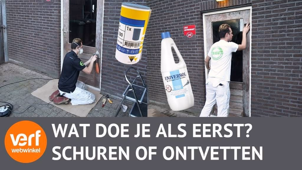 Moet ik altijd schuren tussen verflagen?