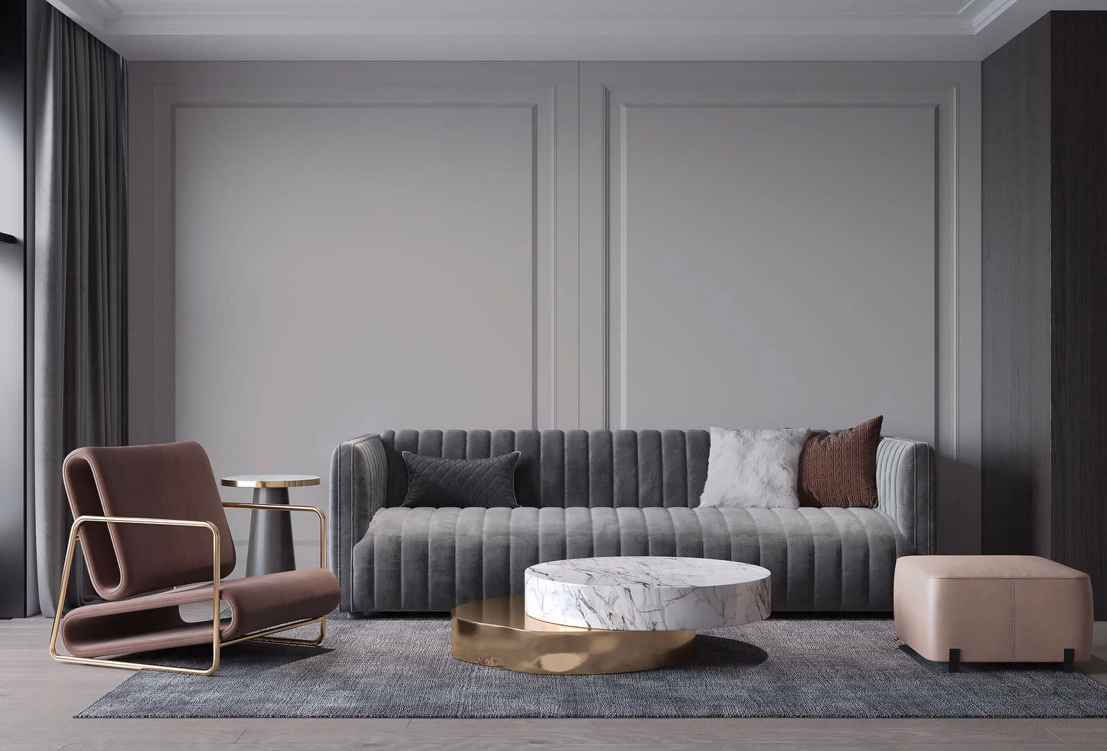 Is lichtgrijs een goede muurkleur?