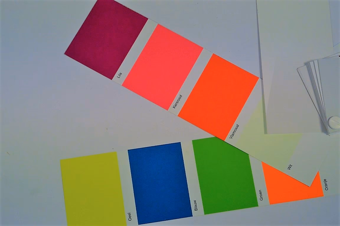 Hoe krijg je de kleur neon oranje?