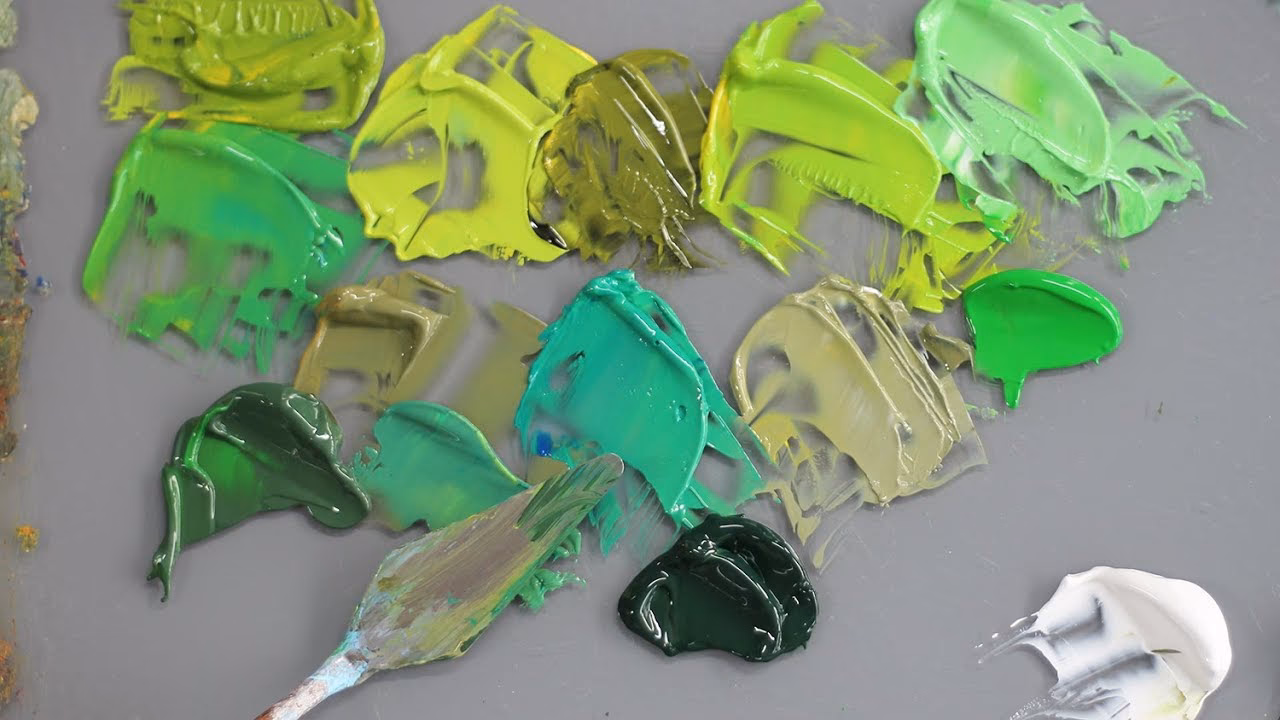 Hoe kan ik donkergroen mengen?