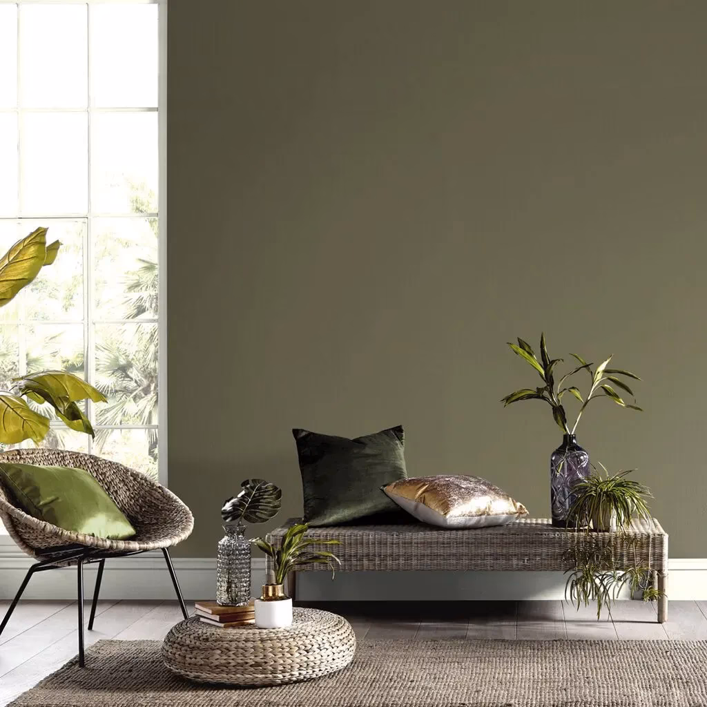 Is olijfgroen een goede muurkleur?