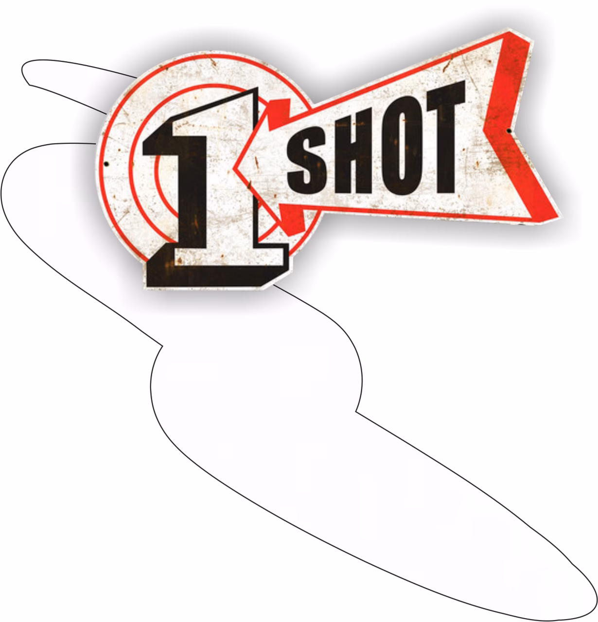 Hoe lang blijft one shot verf zitten?