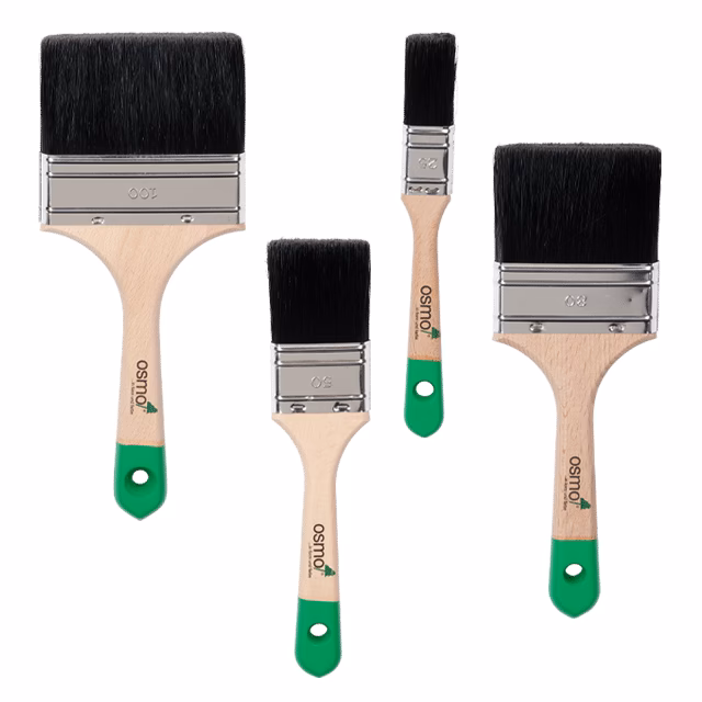 Wat verwijdert osmo-olie van kwasten?