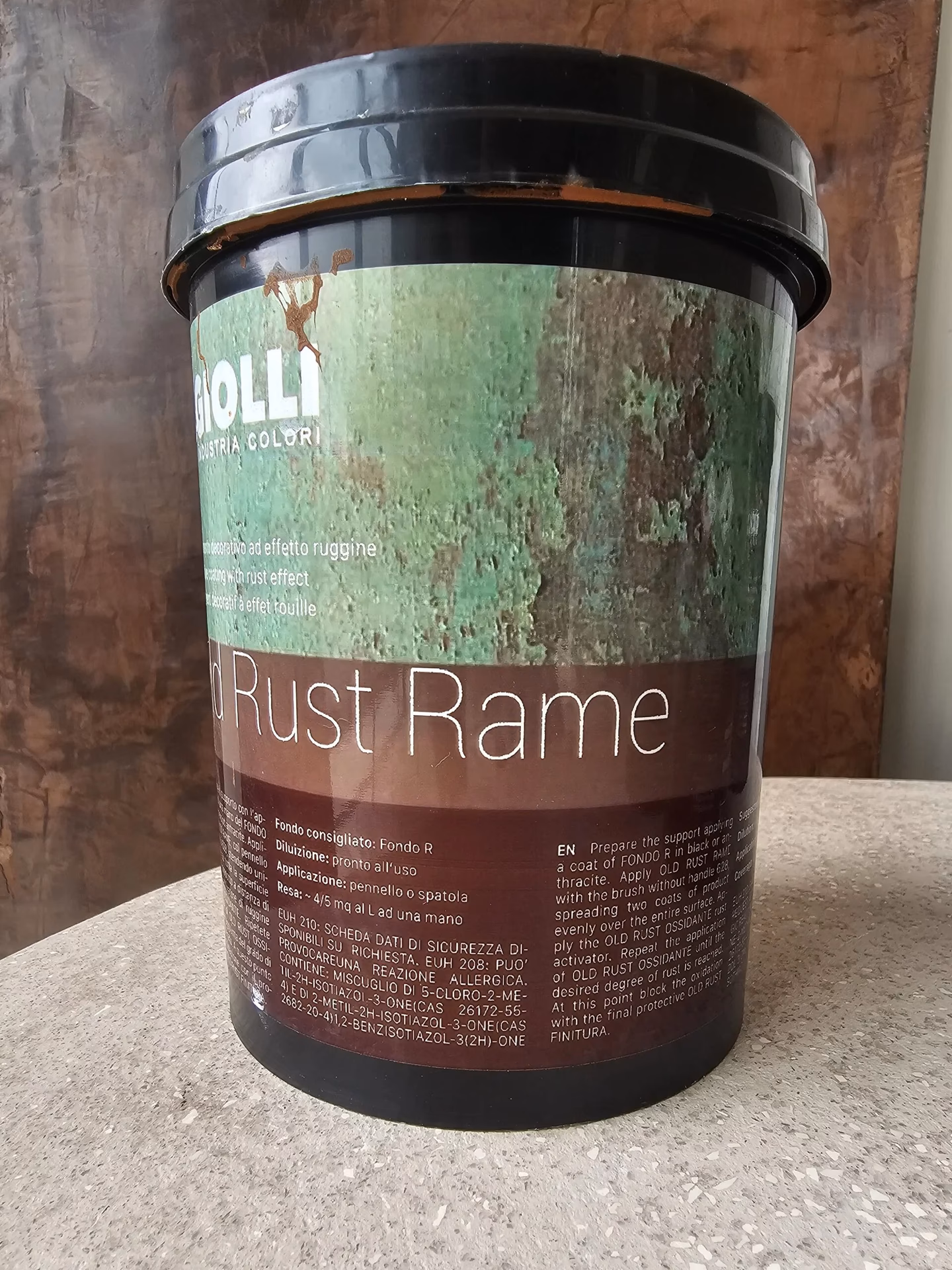 Kan oxideverf op hout gebruikt worden?