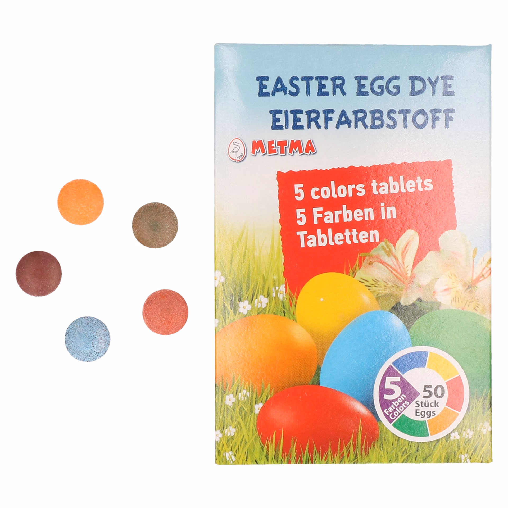 Hoe verf je paaseieren met tabletten?