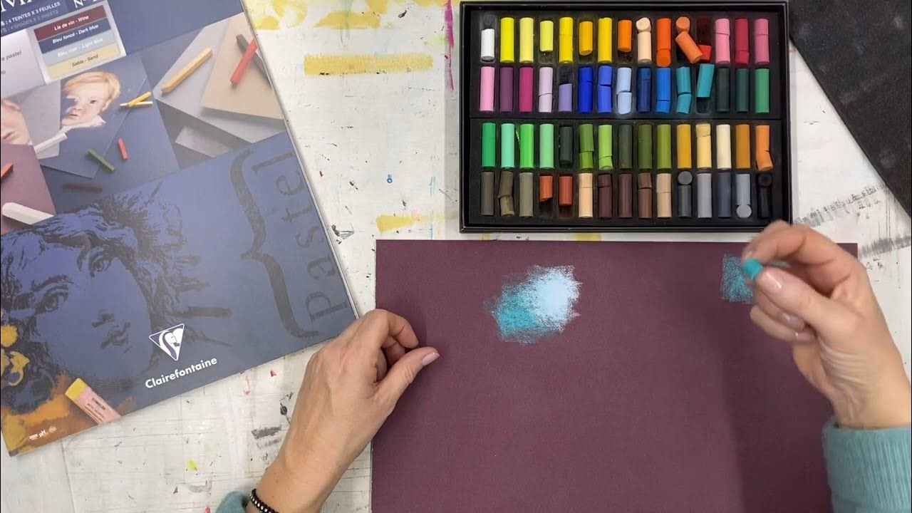 Hoe zorg je dat pastelkrijt niet afgeeft?