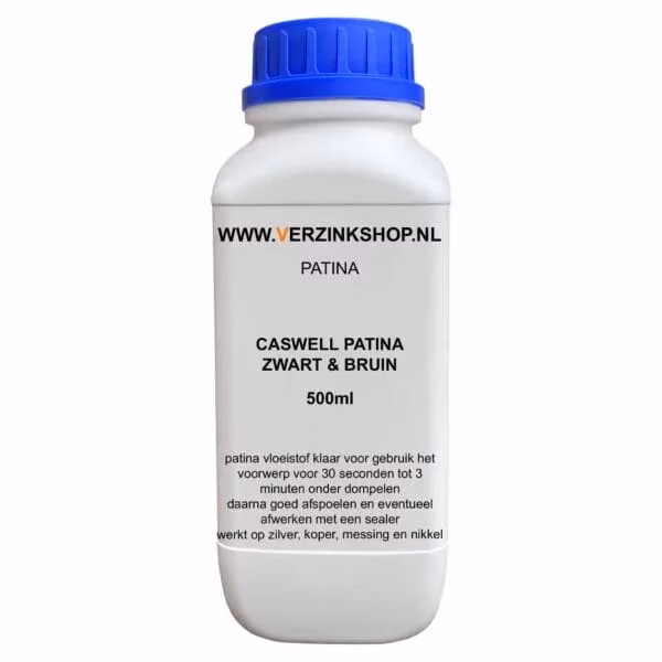 Welk metaal patineert blauw?