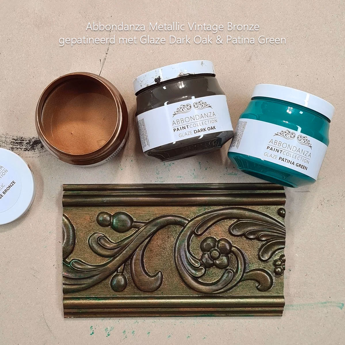 Hoe schilder je een muur patina?