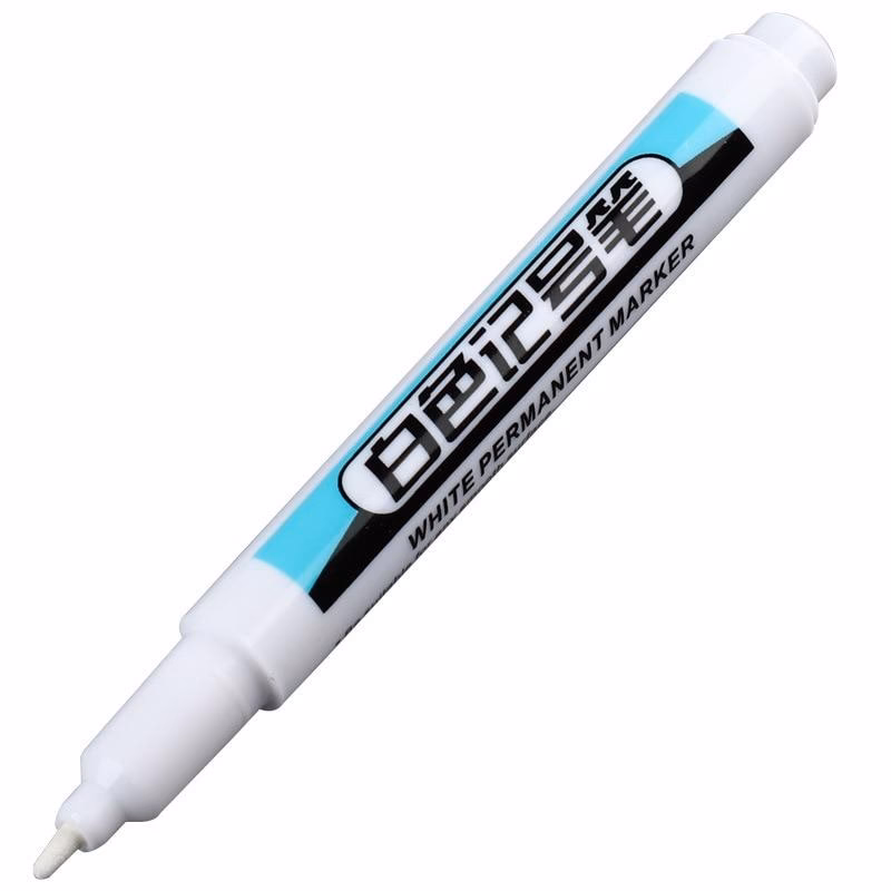 Kun je met een stift op acrylverf schrijven?