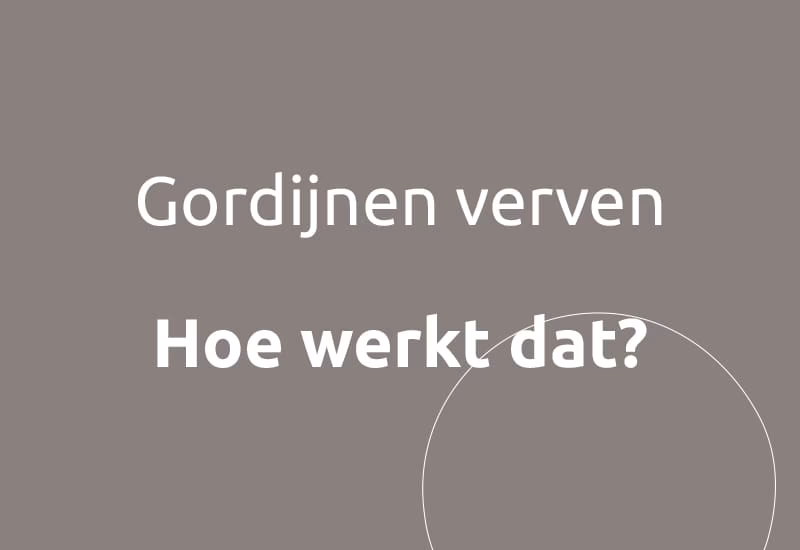 Kan ik polyester rolgordijnen verven?