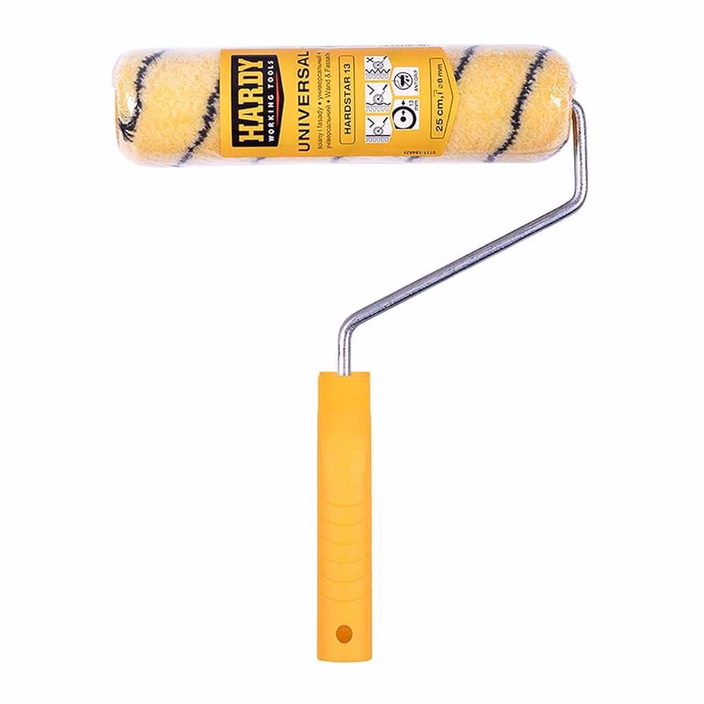 Wat wordt bedoeld met de poolhoogte van de roller?