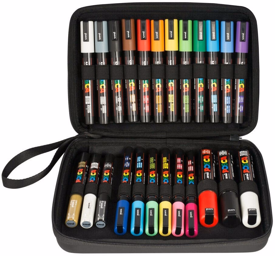 Is een Posca stift watervast?