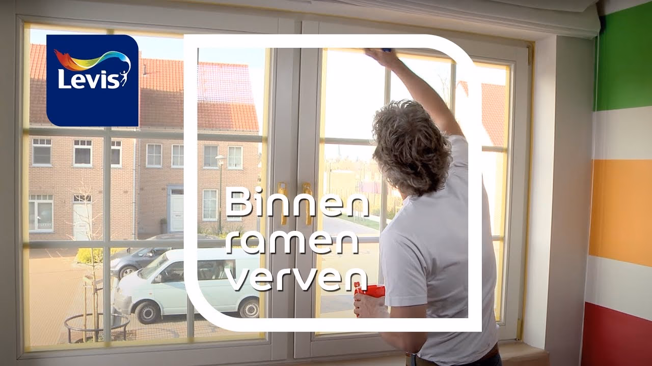 Kan plakkaatverf op het raam?