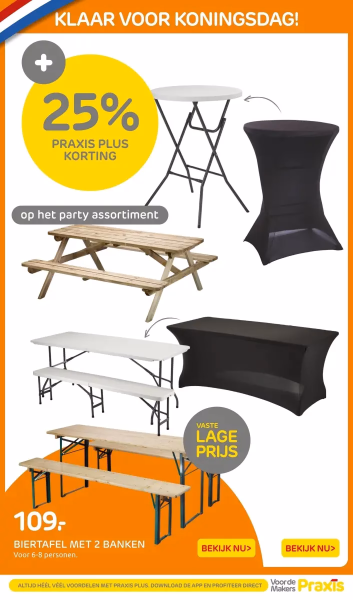 Wat zijn de openingstijden van Praxis Oude-Tonge?