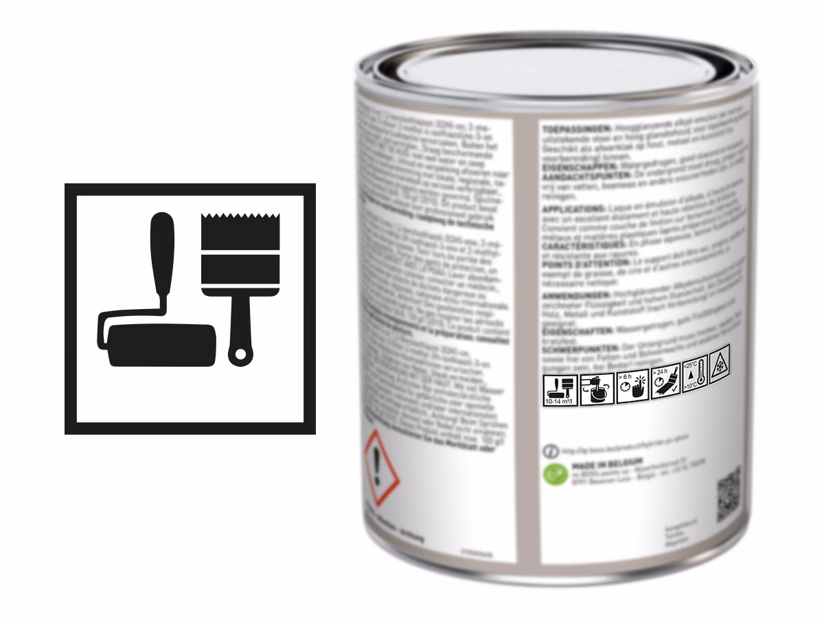 Hoeveel liter verf per m2 colora?