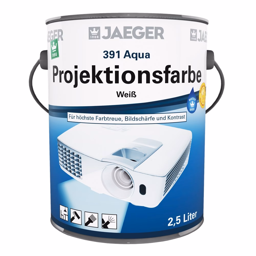 Kun je een projectiescherm beschilderen?