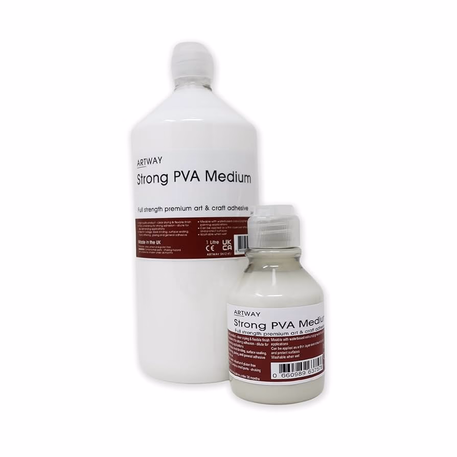 Welke lijm kan ik het beste mengen met acrylverf?