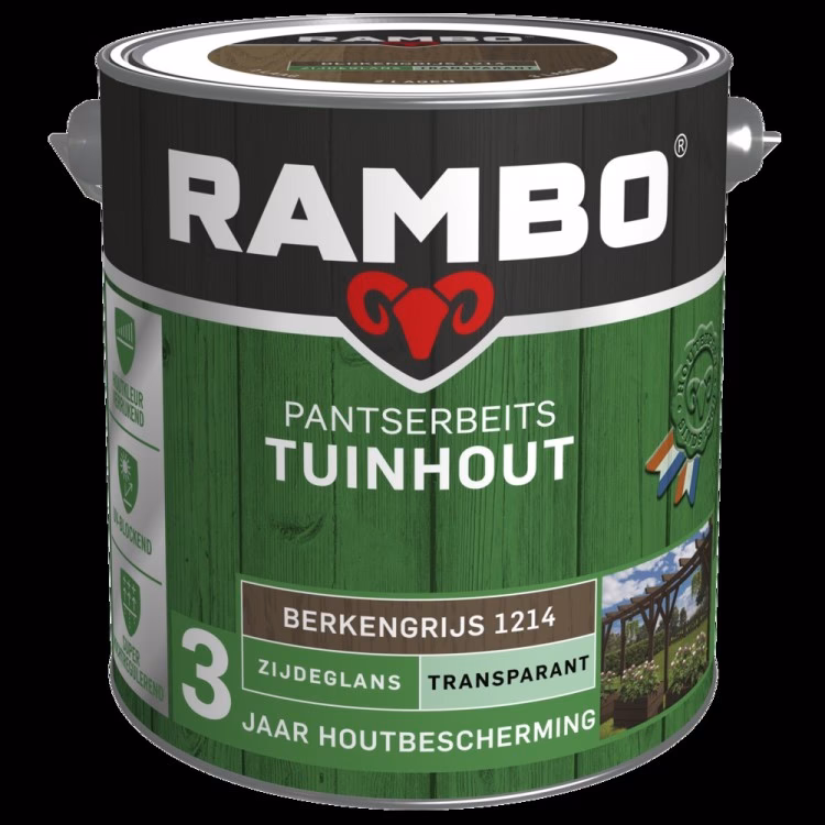 Wat is Rambo Pantserbeits Tuin- & Steigerhout Petrol blauw 1142?