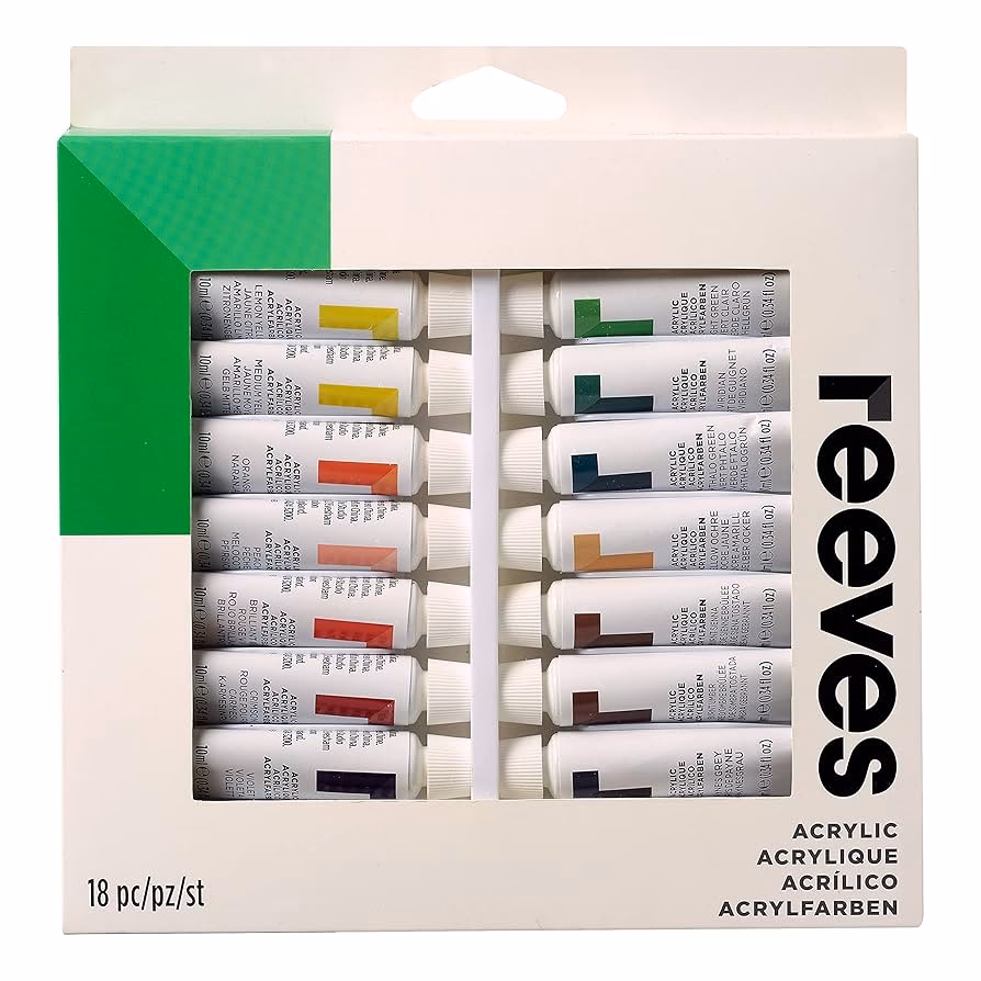 Hoe gebruik je Reeves acrylverf?