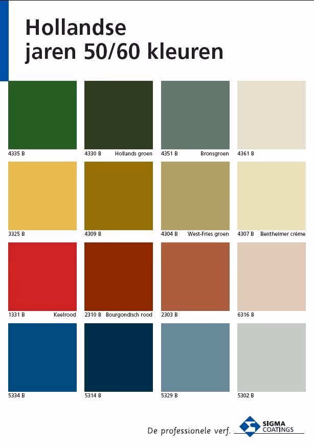 Welke kleuren zijn retro?