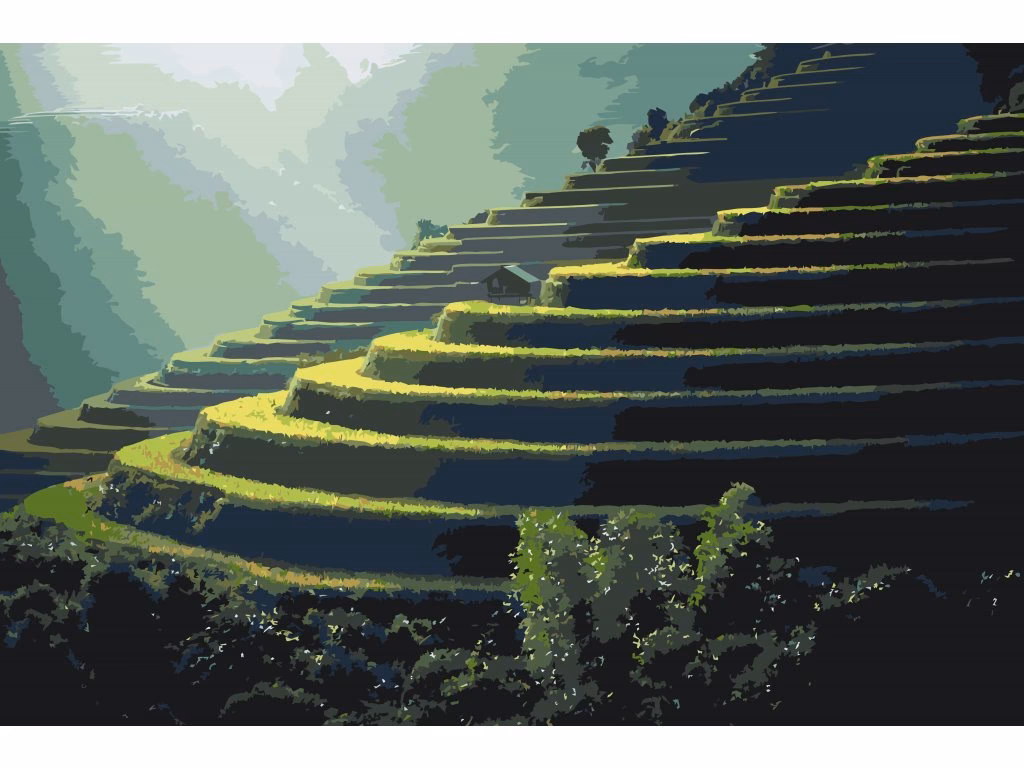 Kun je rijst schilderen met acrylverf?