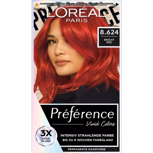 Is de rode haarverf van L'Oréal permanent?