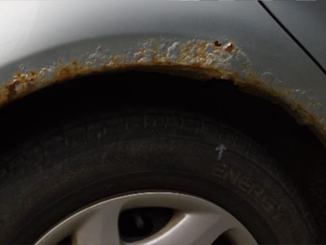 Hoe verwijder ik roest onder de verf?