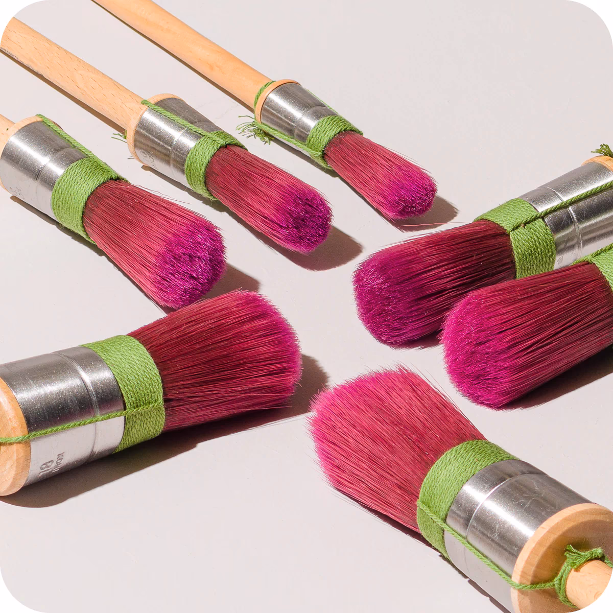 Is een vierkante of ovale kwast beter?