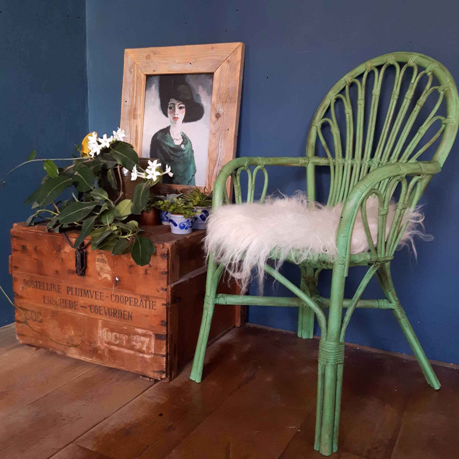 Welke kleuren verf passen bij rotan?