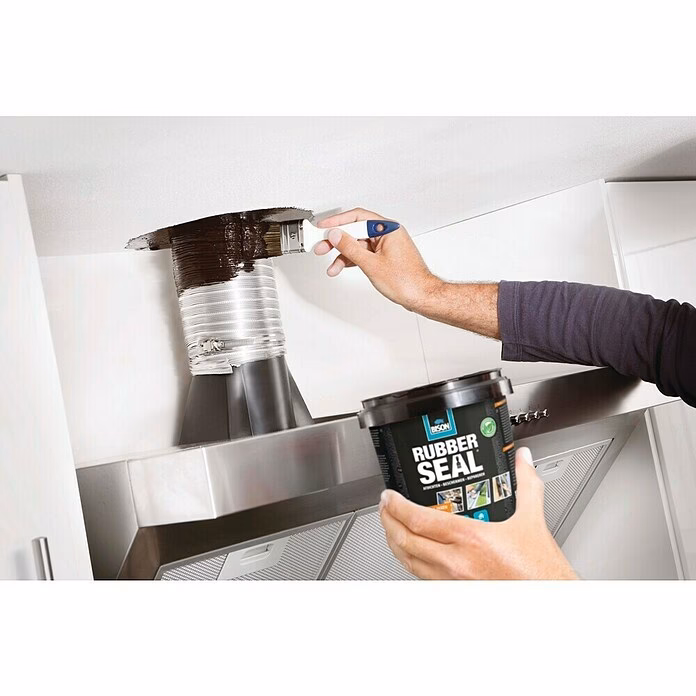 Waarom blijft mijn Bison Rubber Seal plakken?