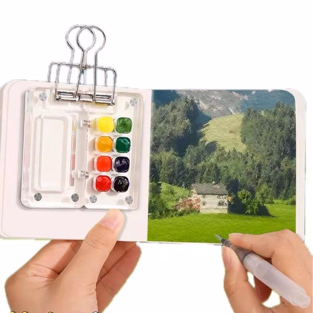 Kun je verf gebruiken in een schetsboek?