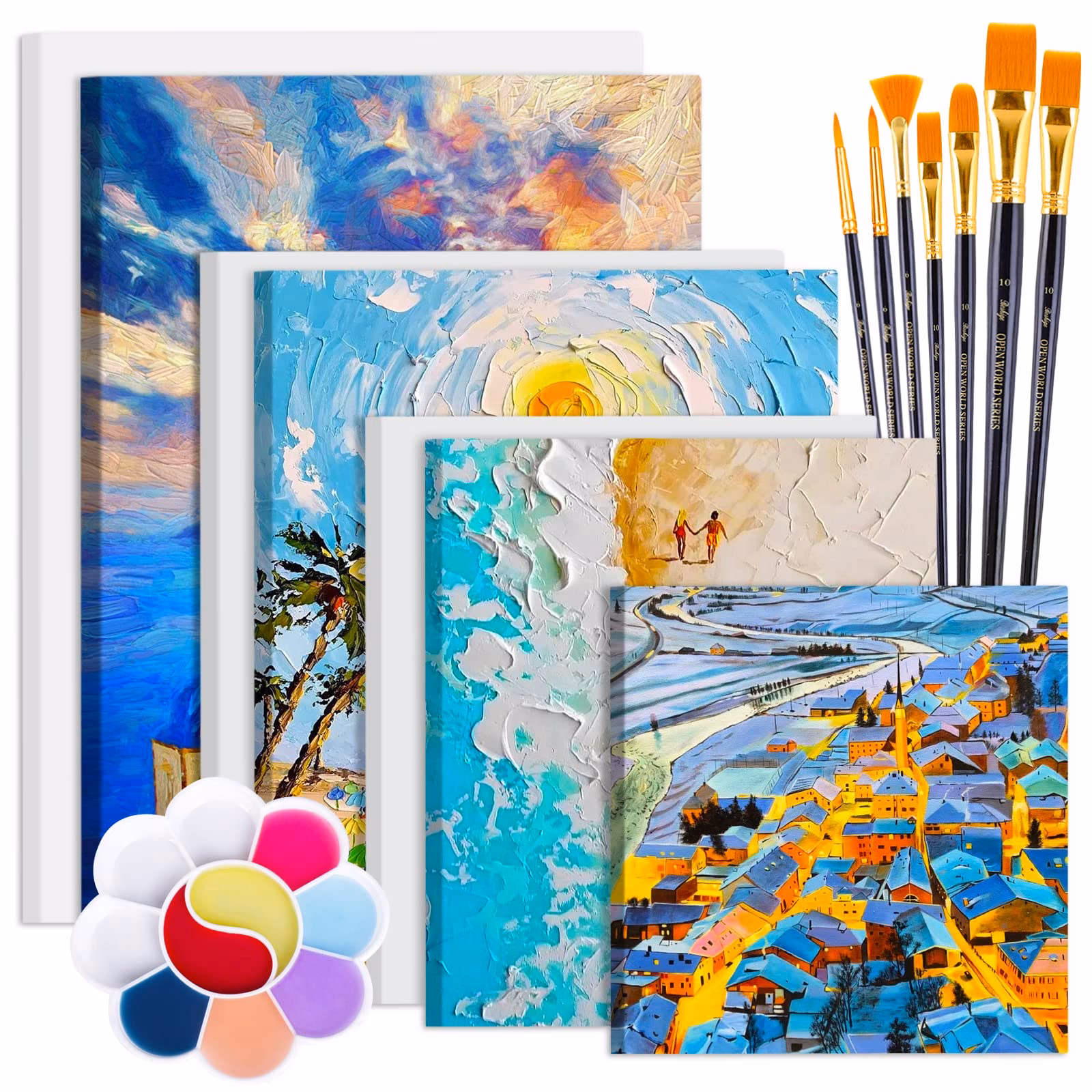 Wat is het verschil tussen acrylverf en canvasschilderen?