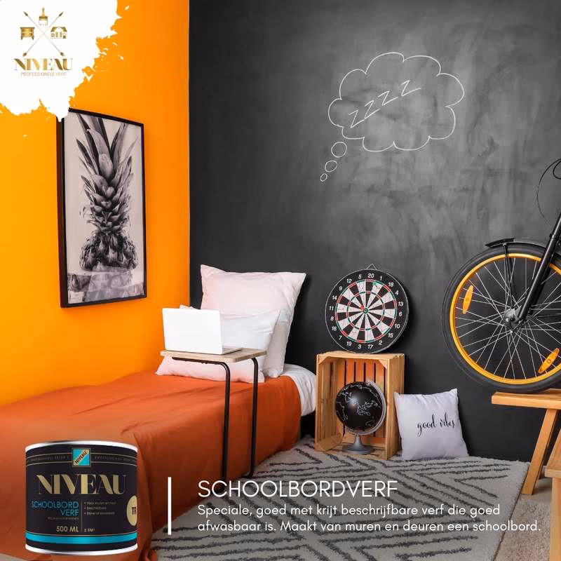 Wat voor verf gebruik je op een schoolbord?